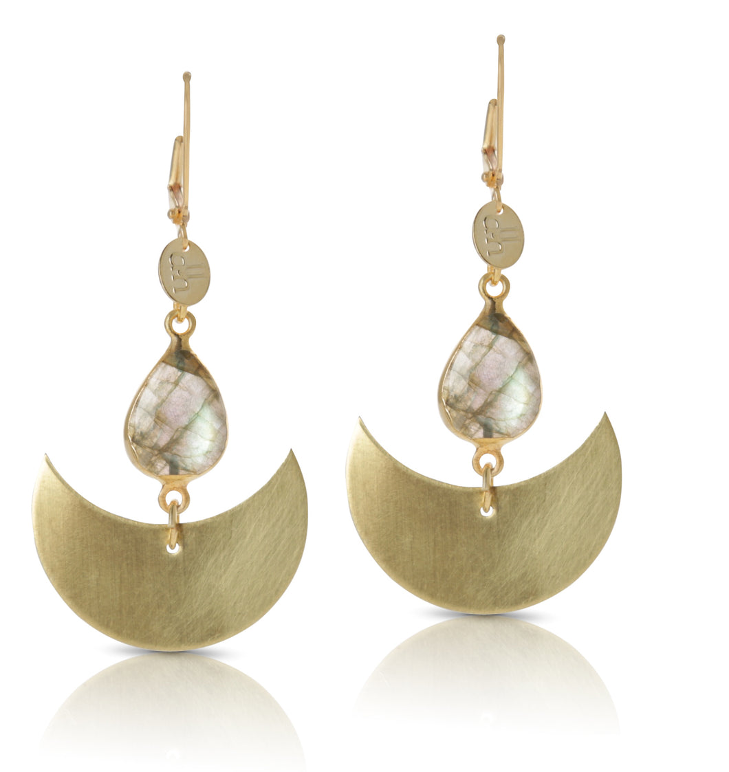 Cadi Labradorite Earrings